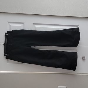 Teen black insulated snow pants